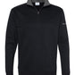 Columbia Layering S / Black Columbia - Men's Hart Mountain™ Half-Zip Sweatshirt (Sleeve Logo)