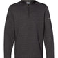 Columbia Layering S / Black Heather Columbia - Men's Great Hart Mountain III Half Zip Pullover (Sleeve Logo)