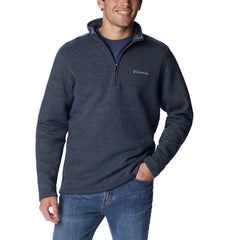 Columbia Layering S / Collegiate Navy Heather Columbia - Men's Great Hart Mountain III Half Zip Pullover