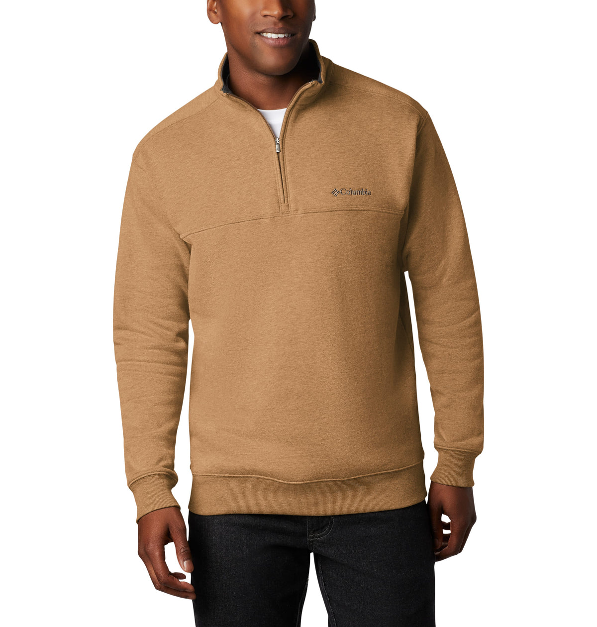 Columbia Layering S / Delta Heather Columbia - Men's Hart Mountain™ Half-Zip Sweatshirt