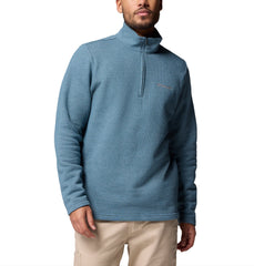 Columbia Layering S / Everblue Columbia - Men's Great Hart Mountain III Half Zip Pullover