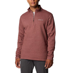 Columbia Layering S / Spice Heather Columbia - Men's Great Hart Mountain III Half Zip Pullover