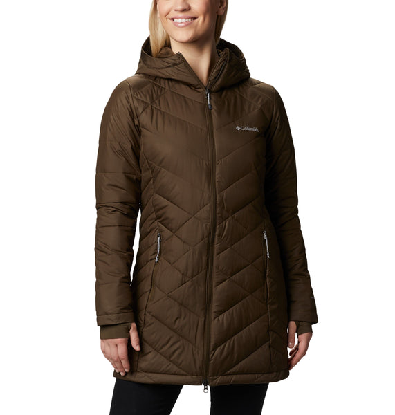 Columbia Outerwear XS / Olive Green Columbia - Women's Heavenly™ Long Hooded Jacket