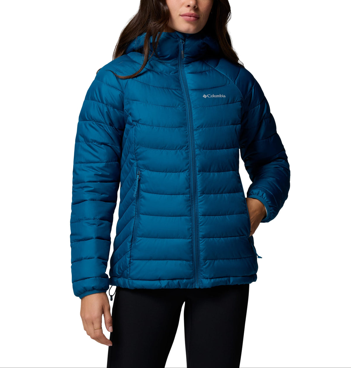 Columbia Outerwear XS / Phoenix Blue Columbia - Women's Powder Lite™ II Hooded Jacket