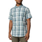Columbia S / Crushed Blue/Base Plaid Columbia - Men's Rapid Rivers™ II Short Sleeve Shirt