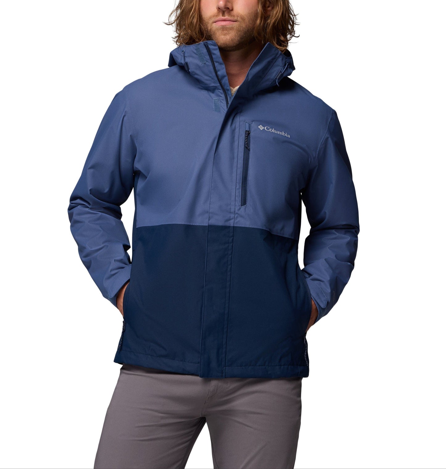 Columbia S / Dark Mountain/Collegiate Navy Columbia - Men's Hikebound™ II Jacket