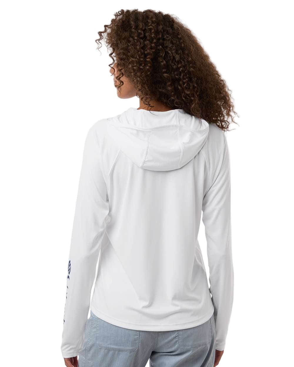 Columbia T-Shirts Columbia - Womens PFG Tidal Tee™ Hooded Long Sleeve (Sleeve Logo)