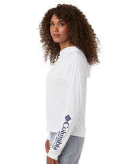 Columbia T-Shirts Columbia - Womens PFG Tidal Tee™ Hooded Long Sleeve (Sleeve Logo)