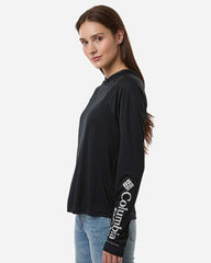 Columbia T-Shirts Columbia - Womens PFG Tidal Tee™ Hooded Long Sleeve (Sleeve Logo)