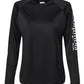 Columbia T-Shirts S / Black/Cirrus Grey Columbia - Women’s PFG Tidal Tee™ II Long Sleeve Shirt (Sleeve Logo)