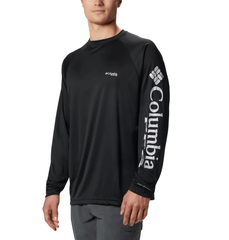 Columbia T-shirts S / Black/Cool Grey Columbia - Men's PFG Terminal Tackle™ Long Sleeve Shirt