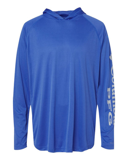 Columbia T-Shirts S / Vivid Blue/Cool Grey Columbia - Men's PFG Terminal Tackle™ Hoodie (Sleeve Logo)