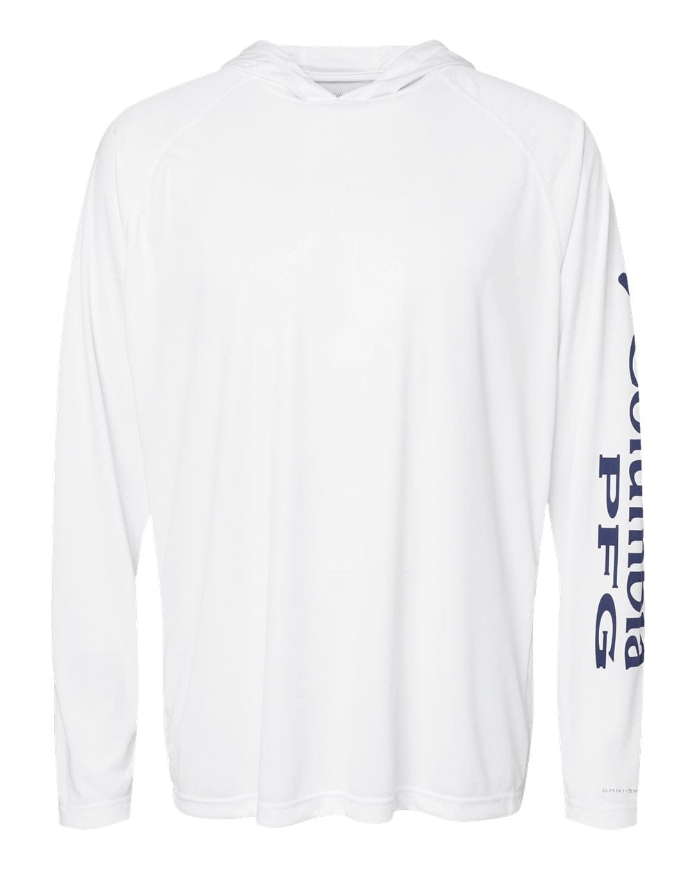 Columbia T-Shirts S / White/Nightshade Columbia - Men's PFG Terminal Tackle™ Hoodie (Sleeve Logo)