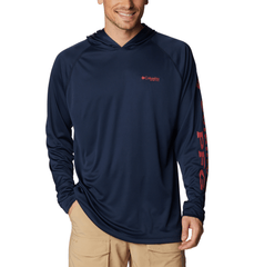 Columbia T-shirts XS / Coll Navy/Sunset Red Columbia - Men's PFG Terminal Tackle™ Hoodie