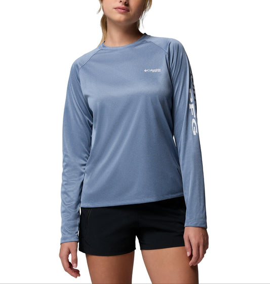 Columbia T-Shirts XS / New Moon Heather/White Columbia - Women’s PFG Tidal Tee™ II Long Sleeve Shirt