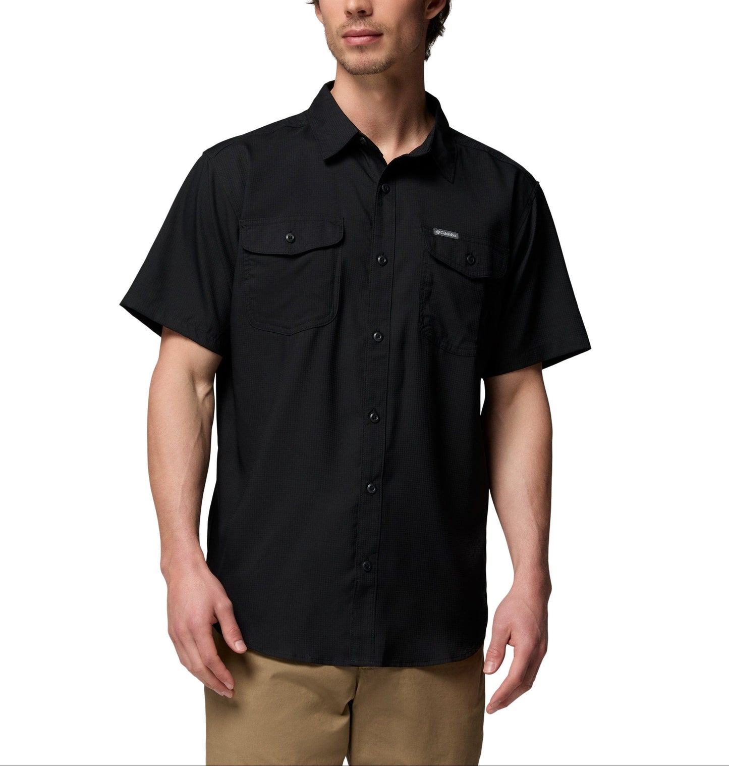 Columbia Woven Shirts S / Black Columbia - Men's Utilizer™ II Solid Short Sleeve Shirt