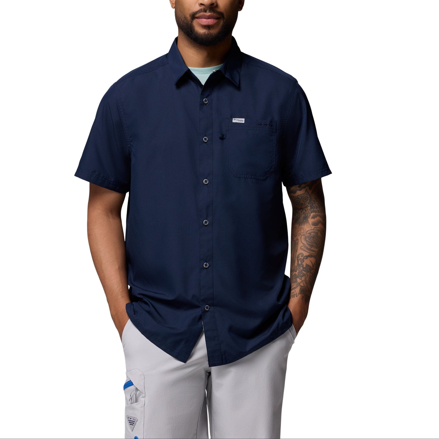 Columbia Woven Shirts S / Collegiate Navy Columbia - Men’s PFG Slack Tide™ Camp Shirt