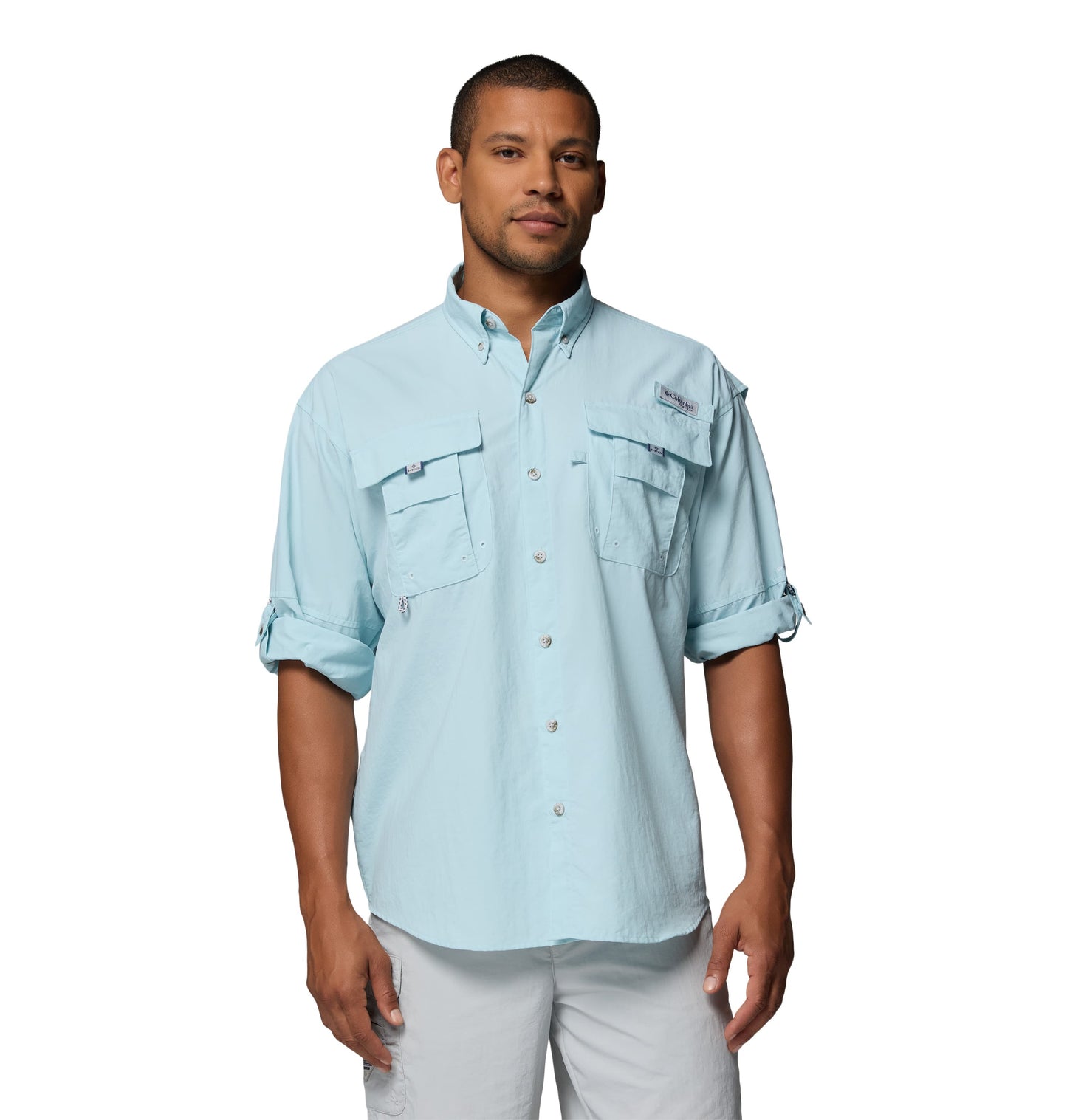 Columbia Woven Shirts S / Marine Light Columbia - Men's PFG Bahama™ II Long Sleeve Shirt
