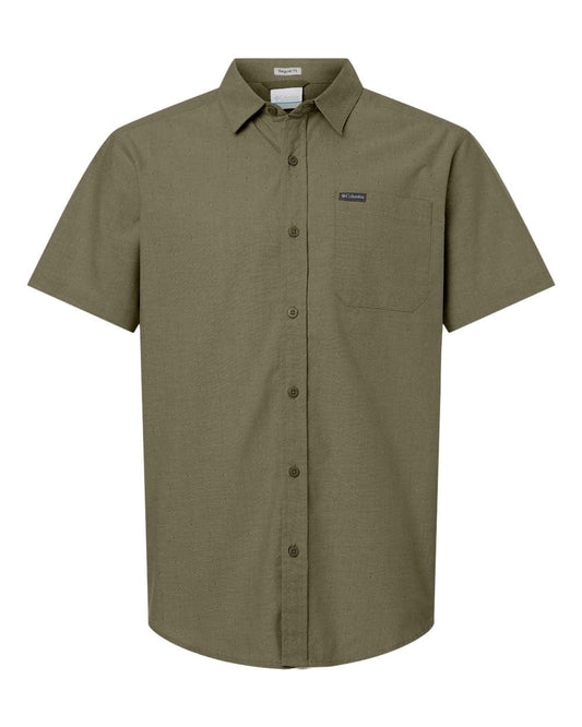 Columbia Woven Shirts S / Stone Green Columbia - Men's Rapid Rivers™ Novelty Short Sleeve Shirt