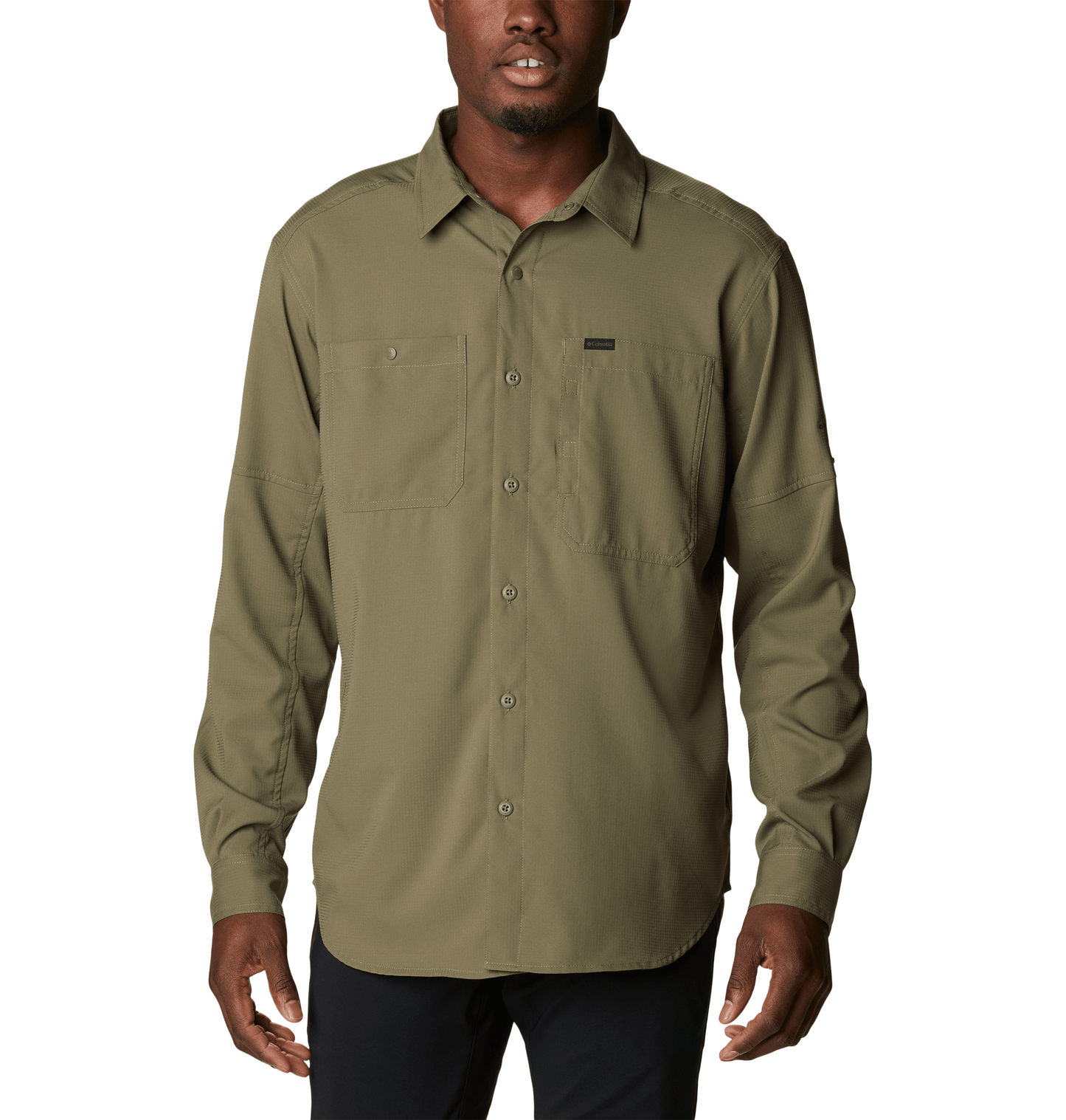 Columbia Woven Shirts S / Stone Green Columbia - Men's Silver Ridge™ Utility Lite Long Sleeve Shirt