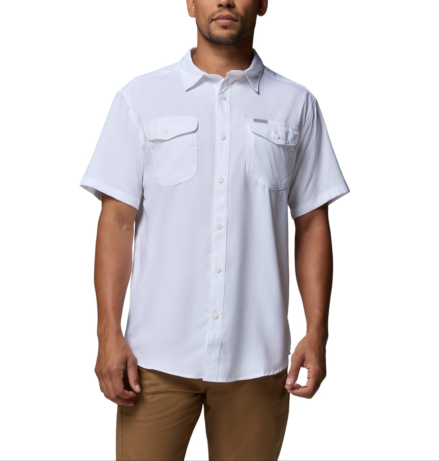 Columbia Woven Shirts S / White Columbia - Men's Utilizer™ II Solid Short Sleeve Shirt