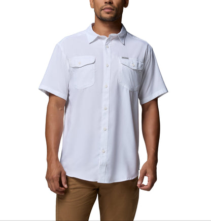 Columbia Woven Shirts S / White Columbia - Men's Utilizer™ II Solid Short Sleeve Shirt