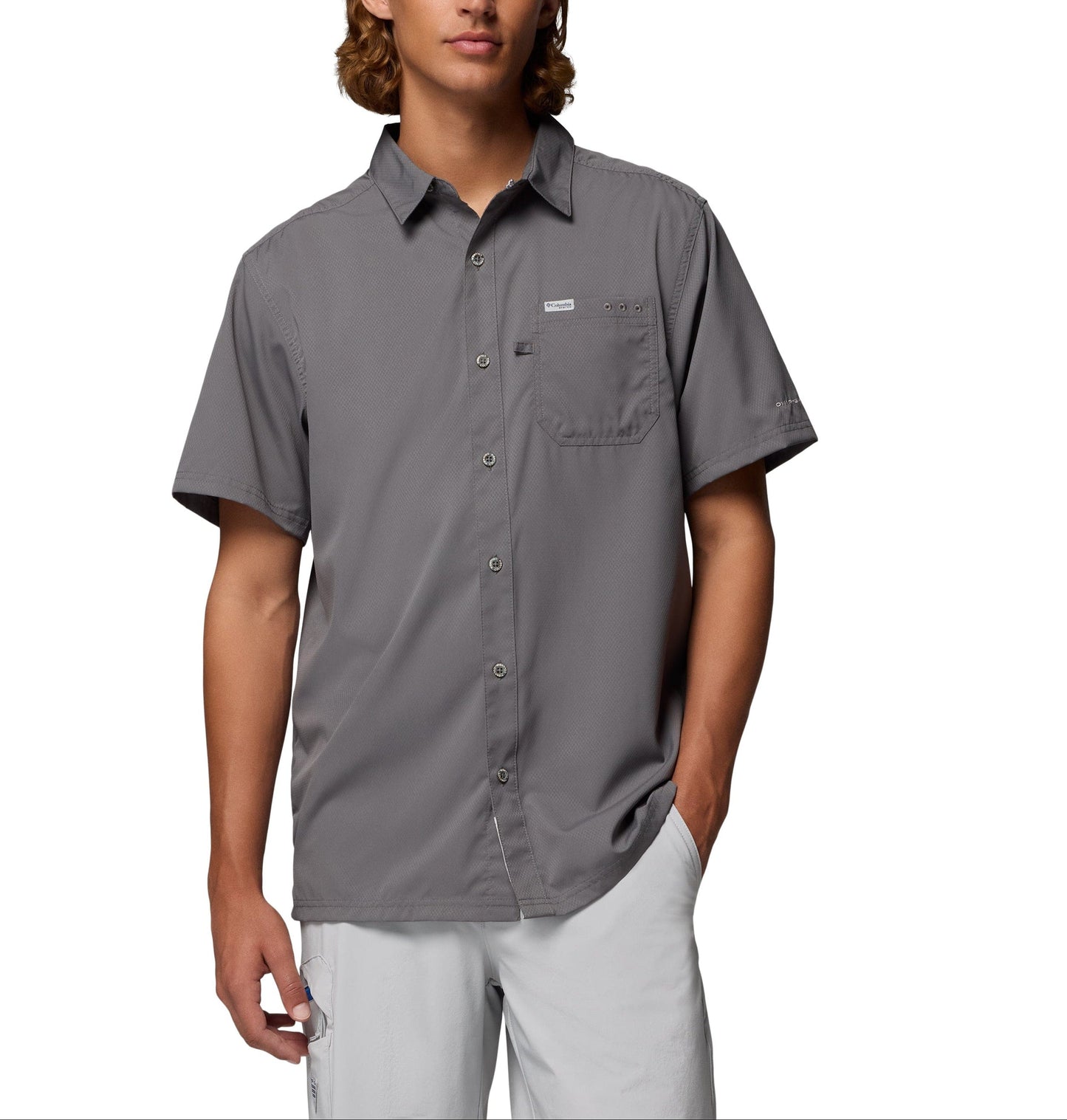 Columbia Woven Shirts XS / City Grey Columbia - Men’s PFG Slack Tide™ Camp Shirt
