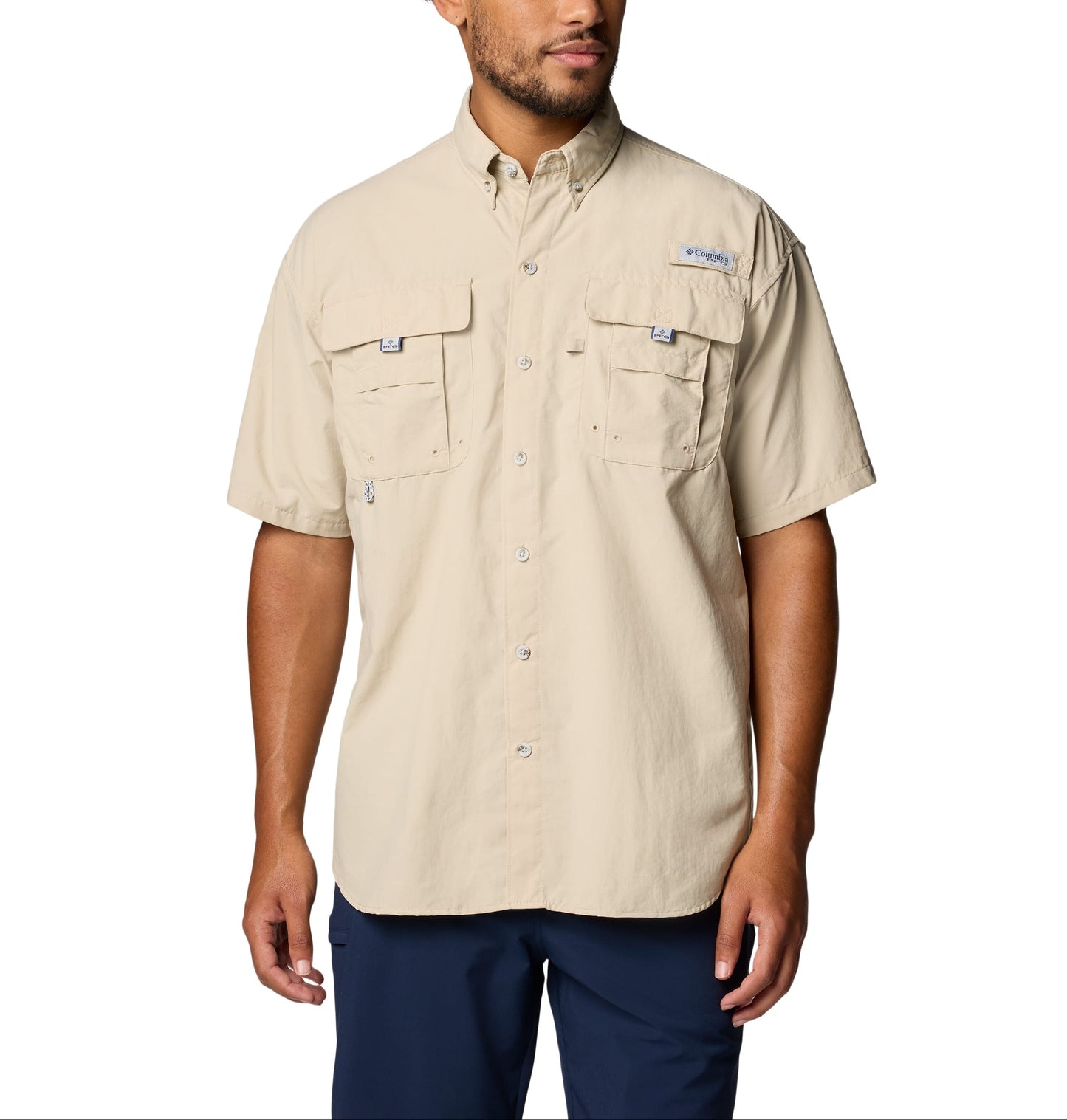 Columbia Woven Shirts XS / Fossil Columbia - Men's PFG Bahama™ Short Sleeve Shirt