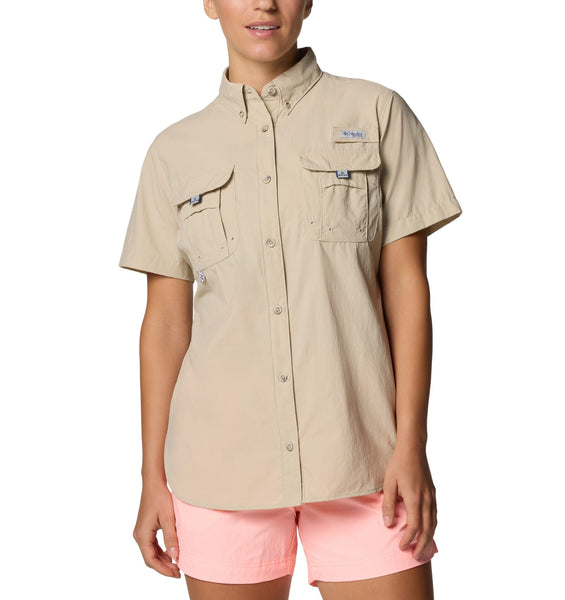 Columbia Woven Shirts XS / Fossil Columbia - Women's PFG Bahama™ II Short Sleeve Shirt