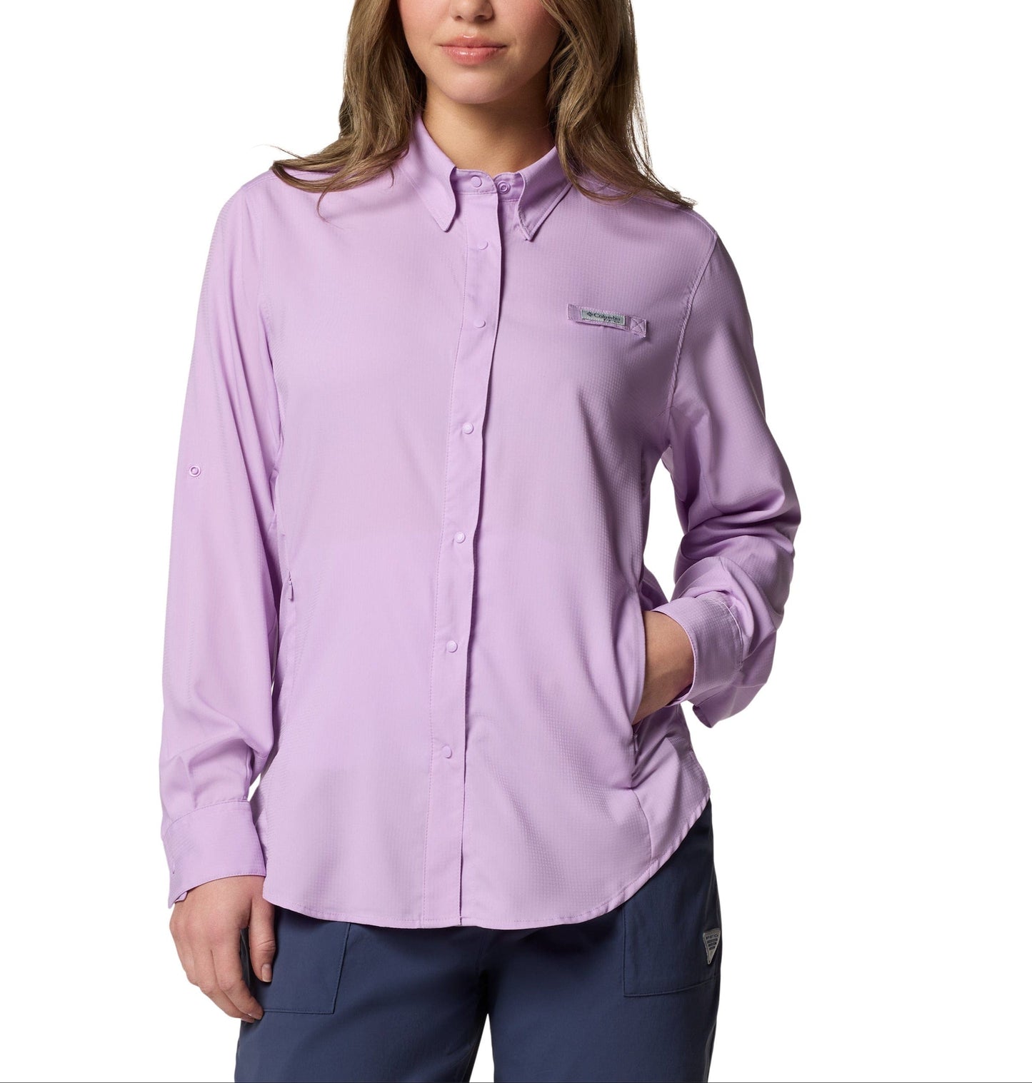Columbia Woven Shirts XS / Hydrangea Columbia - Women's PFG Tamiami™ Long Sleeve Shirt