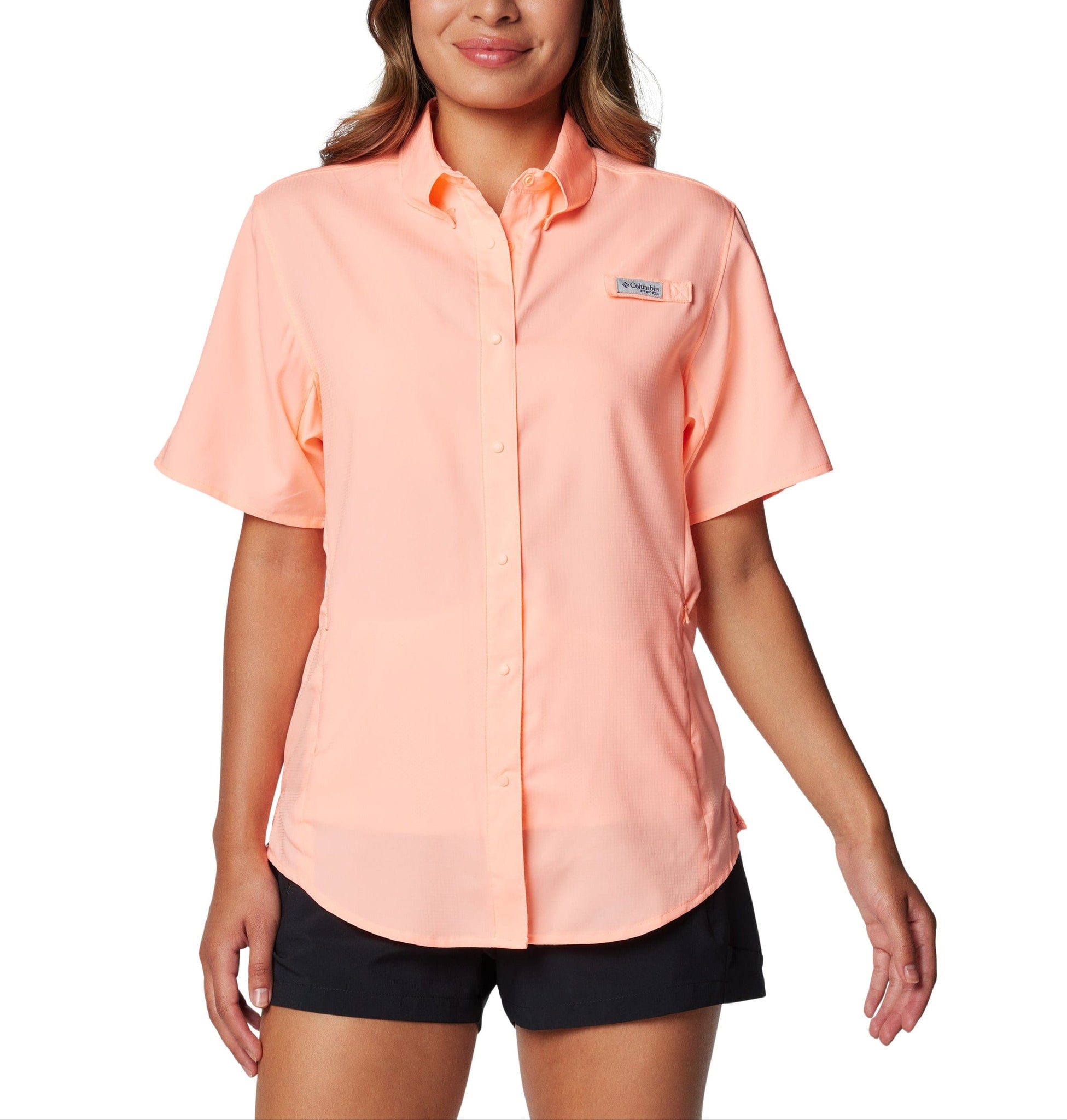 Columbia Woven Shirts XS / Tiki Pink Columbia - Women's PFG Tamiami™ Short Sleeve Shirt