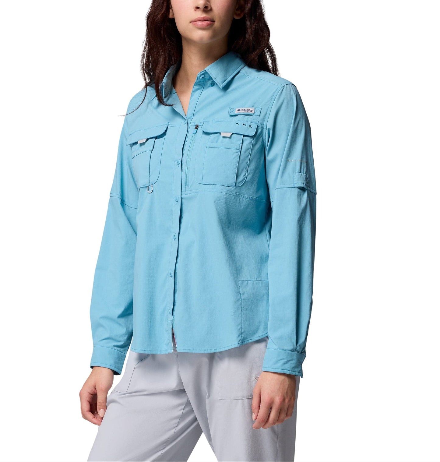 Columbia Woven Shirts XS / Vintage Blue Columbia - Women's PFG Bahama™ Elite Long Sleeve Shirt