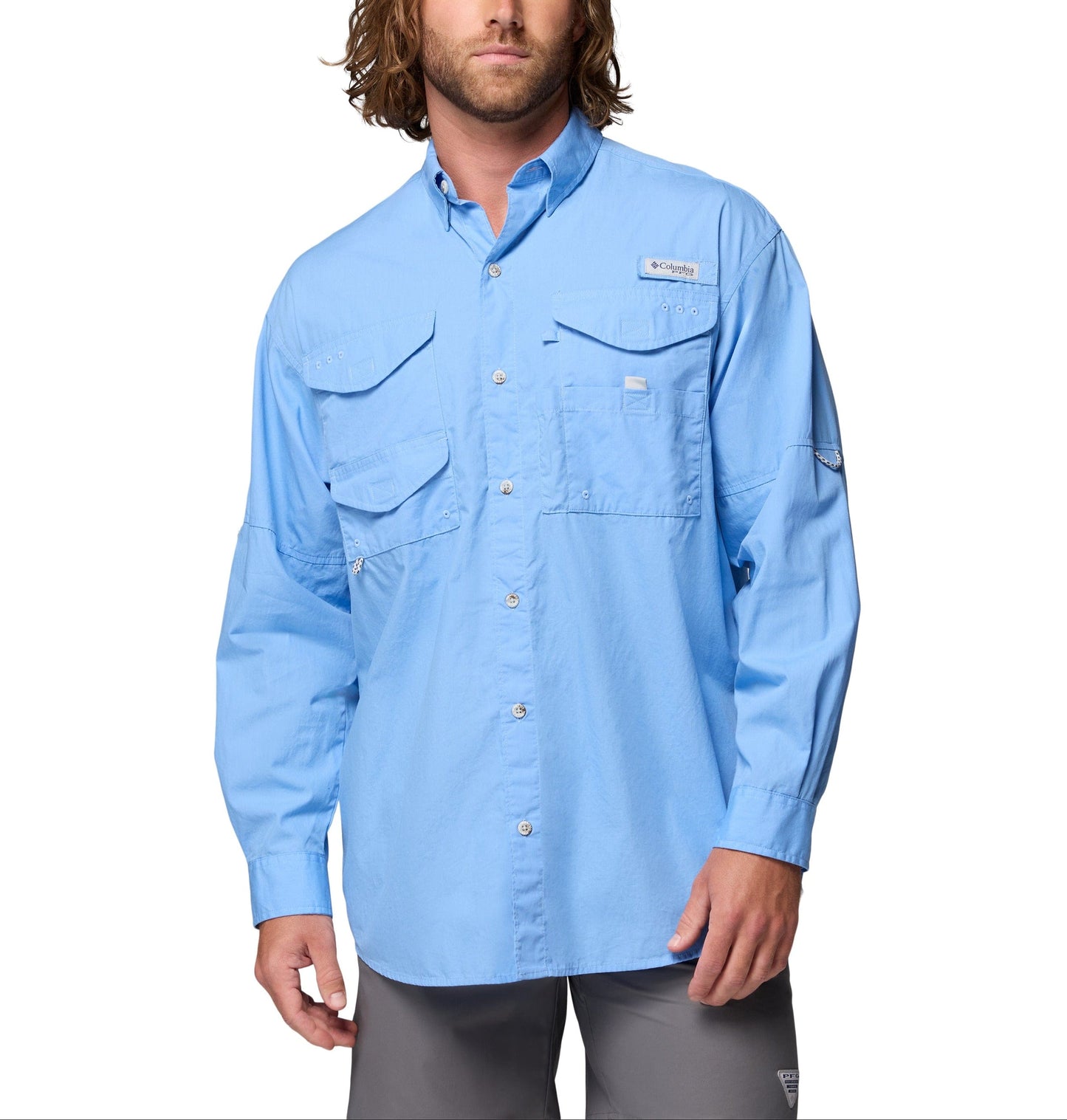 Columbia Woven Shirts XS / White Cap Columbia - Men's PFG Bonehead™ Long Sleeve Shirt