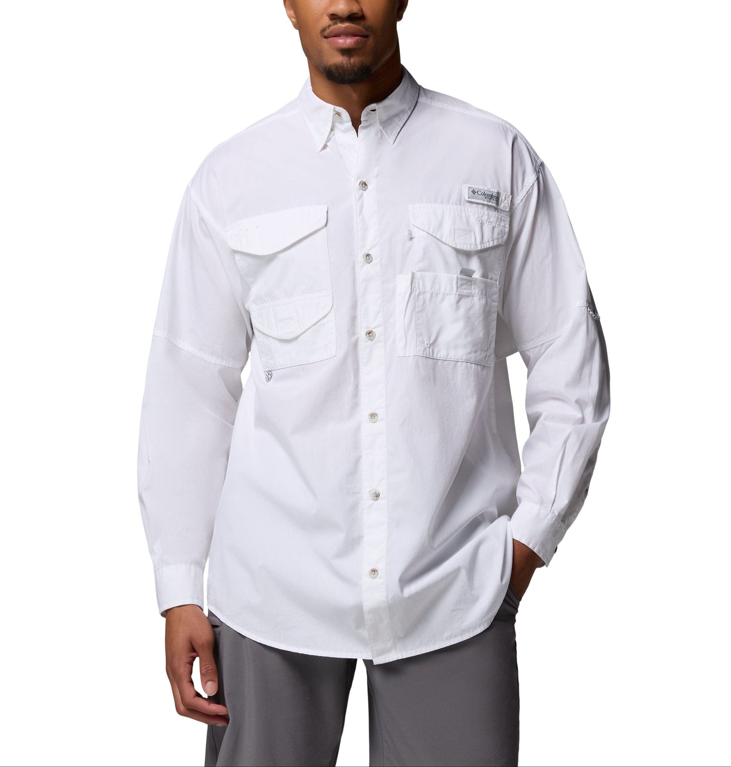 Columbia Woven Shirts XS / White Columbia - Men's PFG Bonehead™ Long Sleeve Shirt
