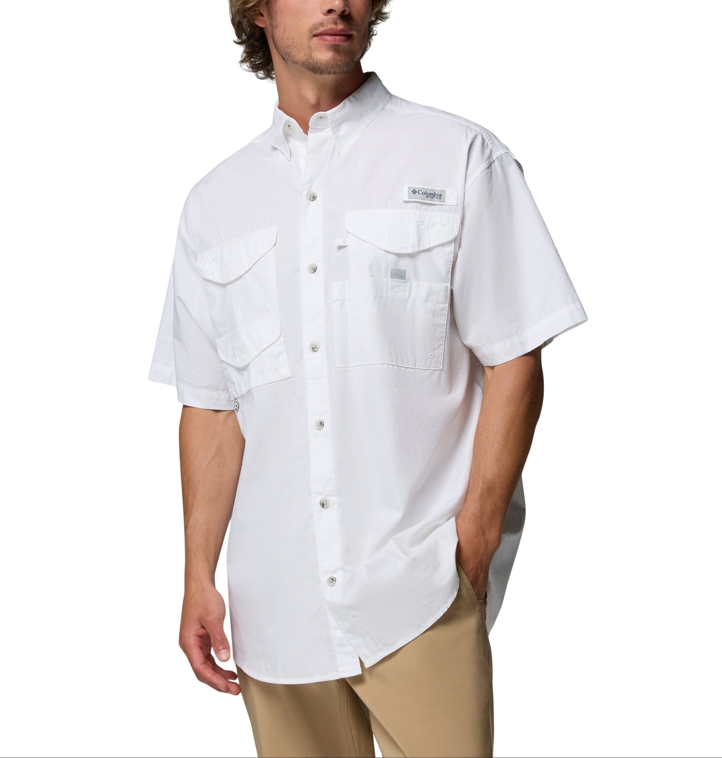 Columbia Woven Shirts XS / White Columbia - Men's PFG Bonehead™ Short Sleeve Shirt