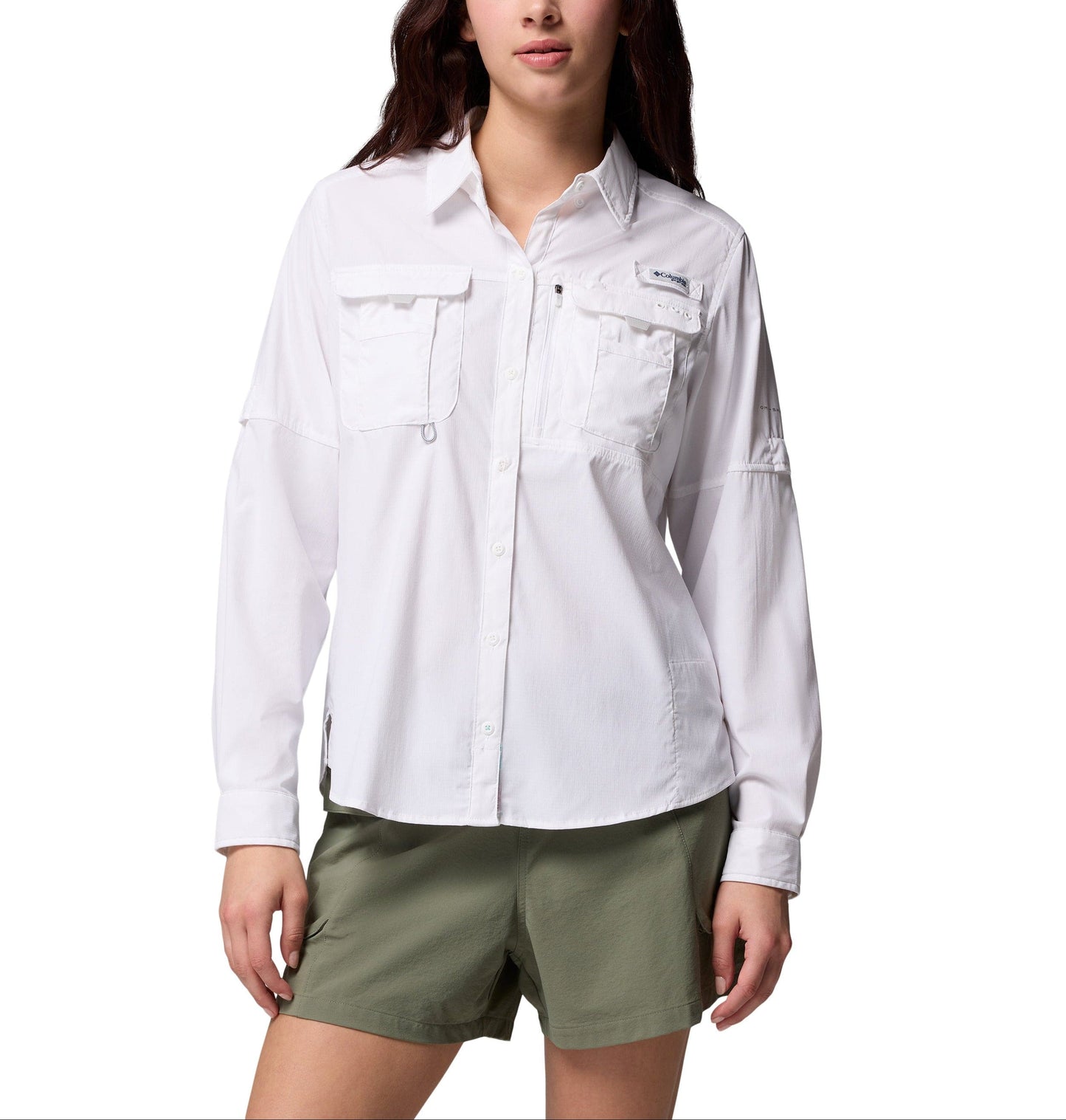 Columbia Woven Shirts XS / White Columbia - Women's PFG Bahama™ Elite Long Sleeve Shirt