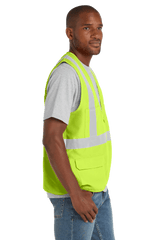 CornerStone Workwear Only CornerStone - Men's ANSI 107 Class 2 Mesh Back Safety Vest
