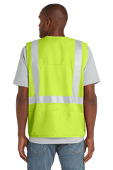 CornerStone Workwear Only CornerStone - Men's ANSI 107 Class 2 Mesh Back Safety Vest