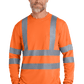 CornerStone Workwear Only CornerStone - Men's ANSI 107 Class 3 Long Sleeve Snag-Resistant Reflective T-Shirt