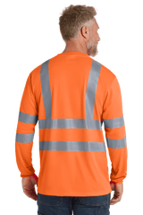 CornerStone Workwear Only CornerStone - Men's ANSI 107 Class 3 Long Sleeve Snag-Resistant Reflective T-Shirt