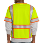 CornerStone Workwear Only CornerStone - Men's ANSI 107 Class 3 Surveyor Mesh Zippered Two-Tone Short Sleeve Vest
