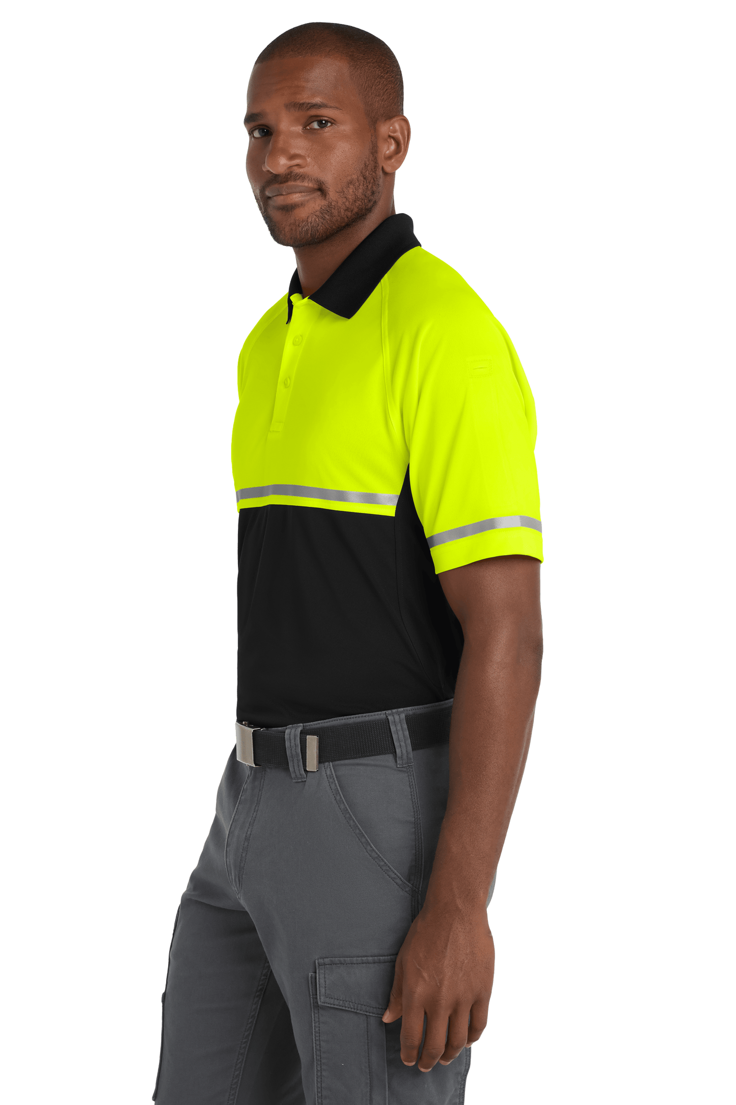 CornerStone Workwear Only CornerStone - Men's Select Lightweight Snag-Proof Enhanced Visibility Polo