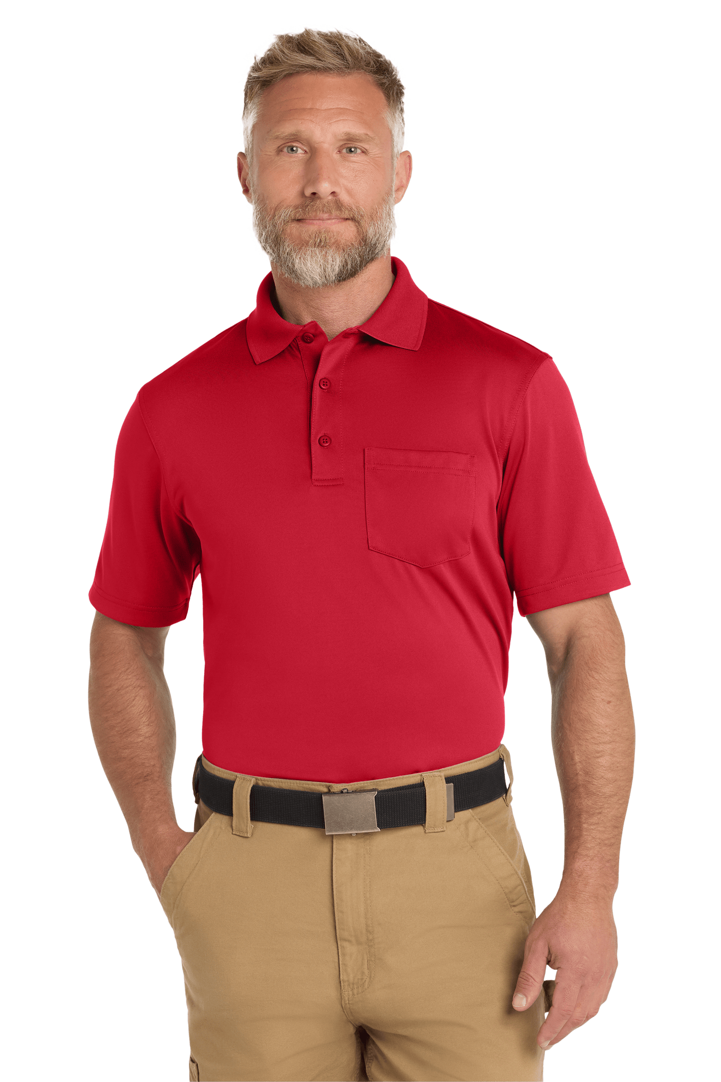 CornerStone Workwear Only CornerStone - Men's Select Snag-Proof Pocket Polo