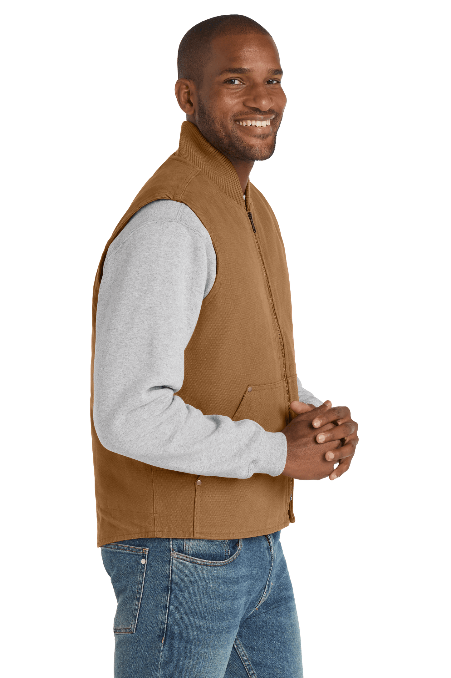 CornerStone Workwear Only CornerStone - Men's Washed Duck Cloth Vest