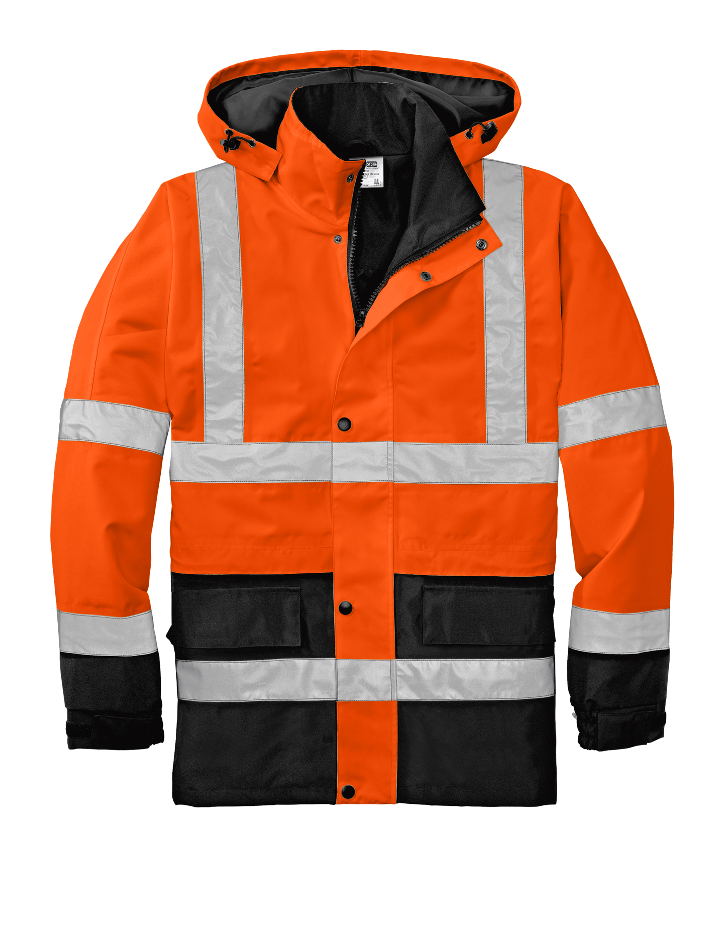 CornerStone Workwear Only S / Safety Orange/Black CornerStone - Men's ANSI 107 Class 3 Waterproof Parka