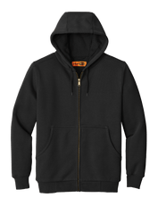 CornerStone Workwear Only XS / Black CornerStone - Men's Heavyweight Full-Zip Hooded Sweatshirt w/ Thermal Lining