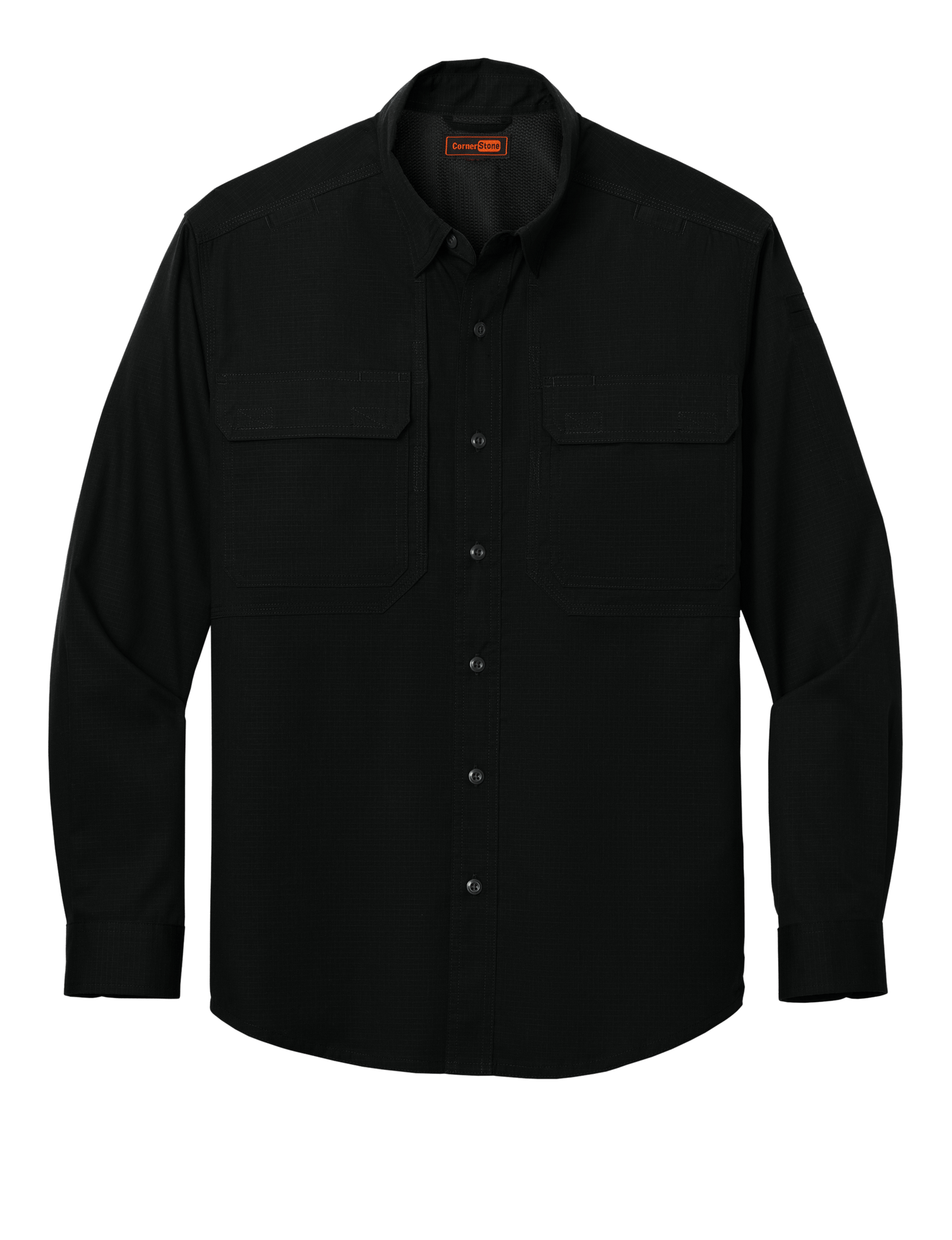 CornerStone Workwear Only XS / Black CornerStone - Men's Long Sleeve Select Tactical Shirt