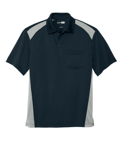 CornerStone Workwear Only XS / Dark Navy/Light Grey CornerStone - Men's Select Snag-Proof Two Way Colorblock Pocket Polo