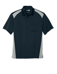CornerStone Workwear Only XS / Dark Navy/Light Grey CornerStone - Men's Select Snag-Proof Two Way Colorblock Pocket Polo