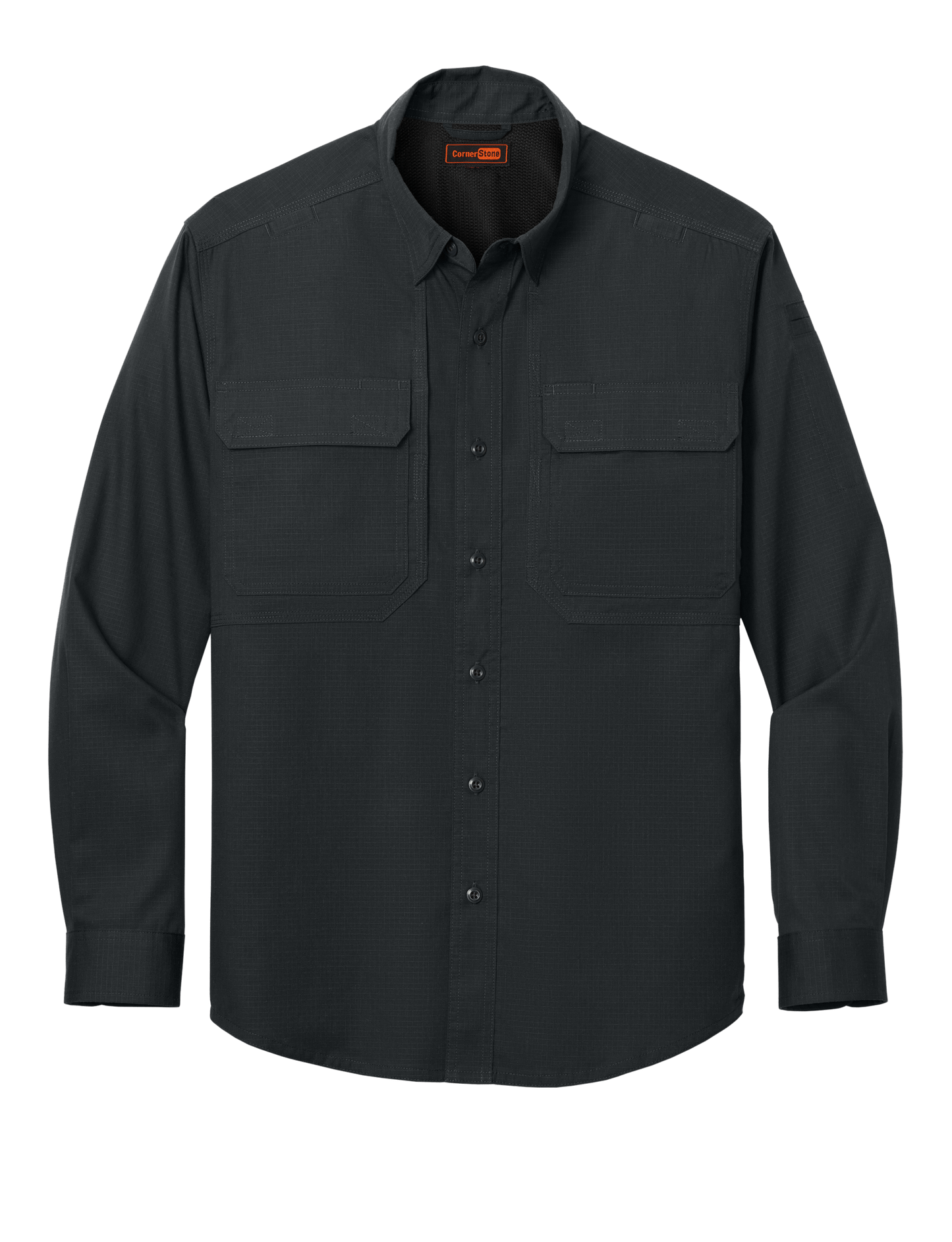 CornerStone Workwear Only XS / Echo Steel CornerStone - Men's Long Sleeve Select Tactical Shirt
